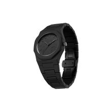 D1 Milano Men Crushed Polycarbonate Black Analog Dial Watch (PCBJ39) (M)