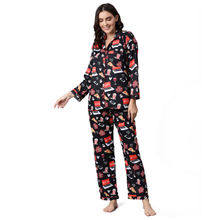 Pyjama Party Netflix & Chill Women's Cotton Pyjama Set - Black