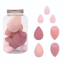 Feel Good Club Blender Besties - 7 Makeup Sponges In Jar - 4 Full Size & 3 Mini Puffs For Foundation
