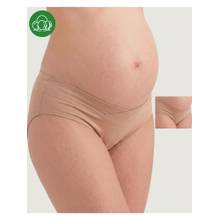 Inner Sense Organic Cotton Antimicrobial Maternity Panty - Nude (Pack of 2)