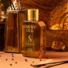 NISARA Smoky Oud Eau De Parfum For A Long Lasting Tobacco-Woody Fragrance - Perfume For Men