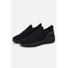 Reebok Soft Elevate Slip Men Black Walking Shoes