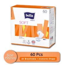 Bella Panty Soft Classic PantyLiners for Daily Use, Breathable, Perfect for white discharge