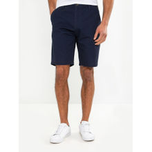 Threadbare Men Navy Regular Fit Cotton Chino Shorts
