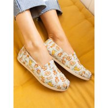 TOMS Alpargata Cloud Bound Blue Monkey Print Women Slip-on