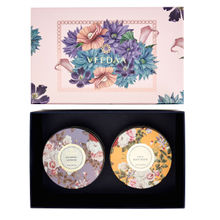 Veedaa Gift Set Bulgarian Lavender And Lily & Black Orchid 3 Wick Tin Scented Candles