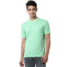 Peter England Casuals Green T Shirt