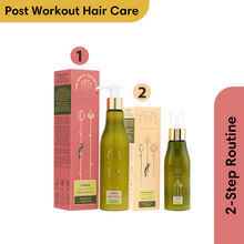 The Earth Collective Workout Hair Care Duo - Sweat removal hair wash & hydrating leave-in serum