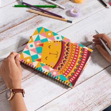 Chumbak Multi-Color Aztec Cats Notebook