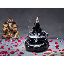 BODHI HOUSE Garden Ceramic Smoke Fountain With 20 Backflow Incense Cones