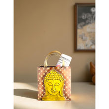 Golden Peacock Gold-Toned Buddha Embossed Handcrafted Wrought Iron Multi-Utility Organiser