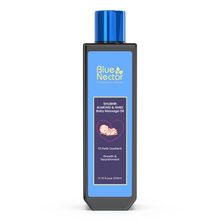 Blue Nectar Ayurvedic Baby Massage Oil with Organic Ghee, 100% Natural Baby Oil With Coconut Oil