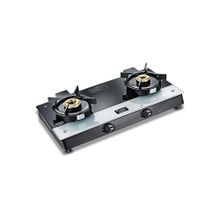 Prestige Svachh Duo Toughened Glasstop Gas Stove Liftable 2 Burners Black GTSD 02