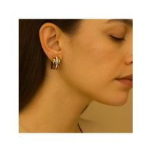 Dkane Designs Women Gold Stainless Steel Earrings