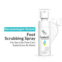 Fixderma Foobetik Foot Scrub Spray with 5% Lactic Acid & Shea Butter for Smooth Heels