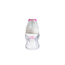 Beebaby Comfort Slim Neck Baby Feeding Bottle With Anti-colic Silicone Nipple 120 Ml,4 Oz (pink)