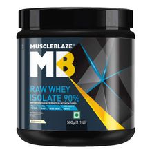 MuscleBlaze Raw Whey Isolate 90% - Unflavoured