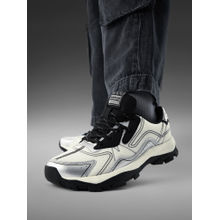 The Souled Store Originals Souled : Chrome Men Low Top Sneakers Off White