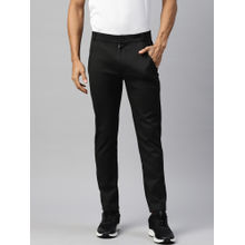 TOM BURG Men Black Mid-Rise Chino Pants