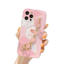 MVYNO Premium Cover with Back Holder for iPhone 11 Pro Max (Bling Pink Holder)