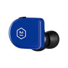 MASTER & DYNAMIC Mw07 Go True Wireless Earphones - Bluetooth Noise Isolating Earbuds -electric Blue