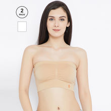 C9 Airwear White And Nude Tube Bra For Women