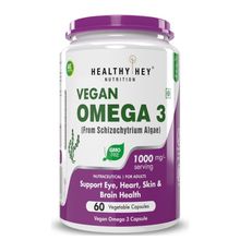 HealthyHey Nutrition Natural Omega 3 - Veg Capsules