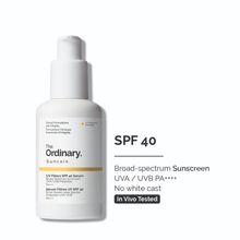 The Ordinary UV Filters SPF 40 Sunscreen PA++++ with no white cast, In-Vivo Tested