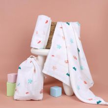 Kicks and Crawl Bunnies Organic Swaddle (Pack of 2) - White