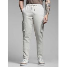 Jack & Jones White Cargo Pant