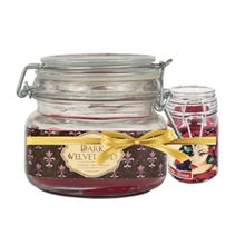 Eternia Combo of Dark Velvet Oud 28 Hours Double Wick with Rose 16 Hours Jar Candles