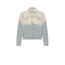 FLANEUR Faded Tweed Denim Jacket