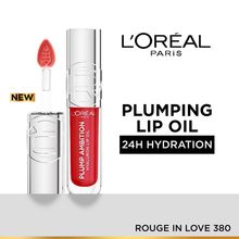 L'Oreal Paris Plump Ambition Hyaluron Lip Oil - 380 Rouge In Love