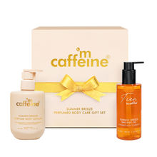 mCaffeine Summer Breeze Perfumed Body Care Set | Fresh Glow Diwali Gift (500ml)