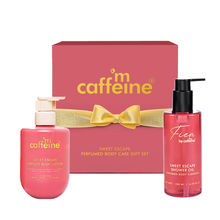mCaffeine Sweet Escape Perfumed Body Care Set | Diwali Fragrance Gift (500ml)
