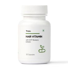 Traya Hair Vitamin Capsules, Natural DHT Blocker & Biotin For Hair Growth And Hair Fall Control