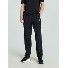Puma Men Black Solid Trackpant