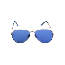 Floyd 123 Silver Blue Unisex Sunglasses