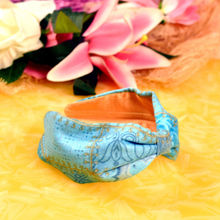 YoungWildFree Blue Printed Stylish Hairband For Women