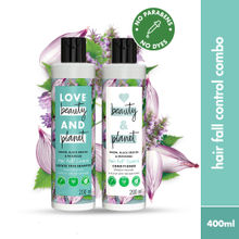 Love Beauty & Planet Onion Black Seed & Patchouli Hairfall Control Shampoo & Conditioner