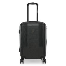 Swiss Brand Sion 2.0 Black Color Abs Hard Cabin Trolley