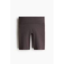 H&M Women Brown Sports Cycling Shorts with Soft Move