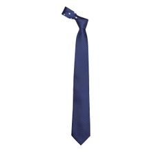 The Tie Hub Pin dot Royal Blue with White Polka Silk Necktie