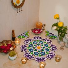 Island Rangoli Nity 16 Inhes Crochet Series Floatable Rangoli