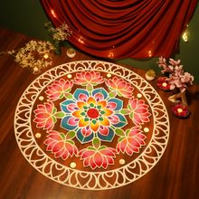 Island Rangoli Nity 46 Inhes Crochet Series Floatable Rangoli