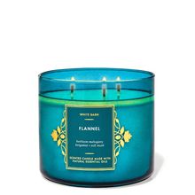 Bath & Body Works Flannel 3 -Wick Candle