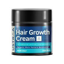 Ustraa Hair Growth Cream 18 Natural Active Ingredients Target Male pattern Baldness Non-oily For Men
