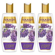 Vaadi Herbals Lavender Shampoo With Rosemary Extract-Intensive Repair System Pack Of 3