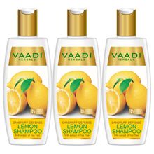 Vaadi Herbals Dandruff Defense Lemon Shampoo With Extracts Of Tea Tree Pack Of 3