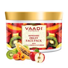 Vaadi Herbals Refreshing Fruit Face Pack With Apple Lemon & Cucumber